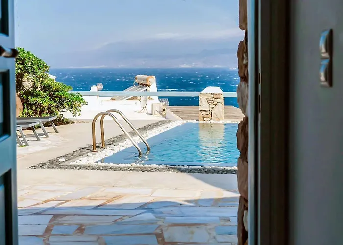 Myrovi Sunset Villa - Sea View & Pool In Kanalia *