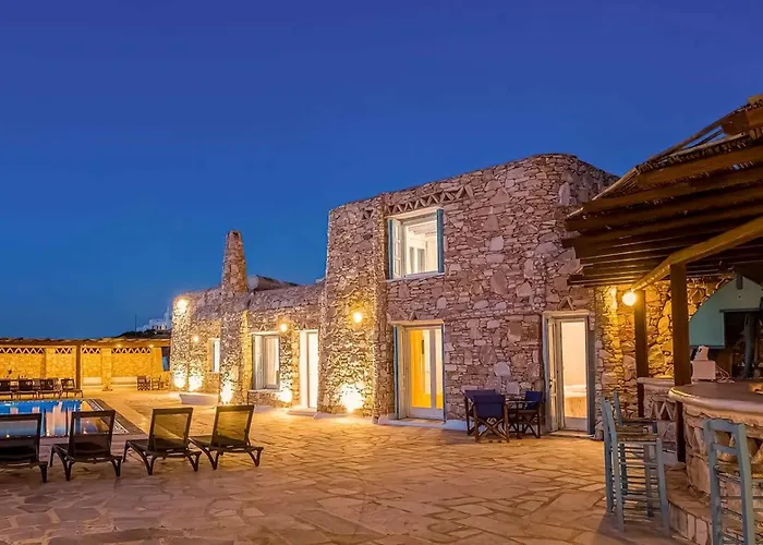 Myrovi Sunset Villa - Sea View & Pool In Kanalia فيلة *