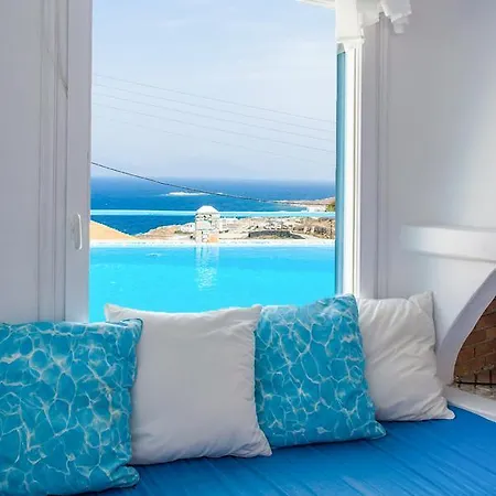 Myrovi Sunset - Sea View & Pool In Kanalia 빌라