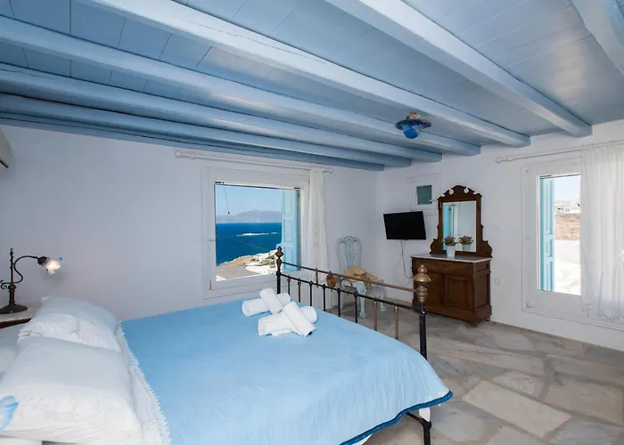 فيلة Myrovi Sunset Villa - Sea View & Pool In Kanalia Agios Ioannis Diakoftis